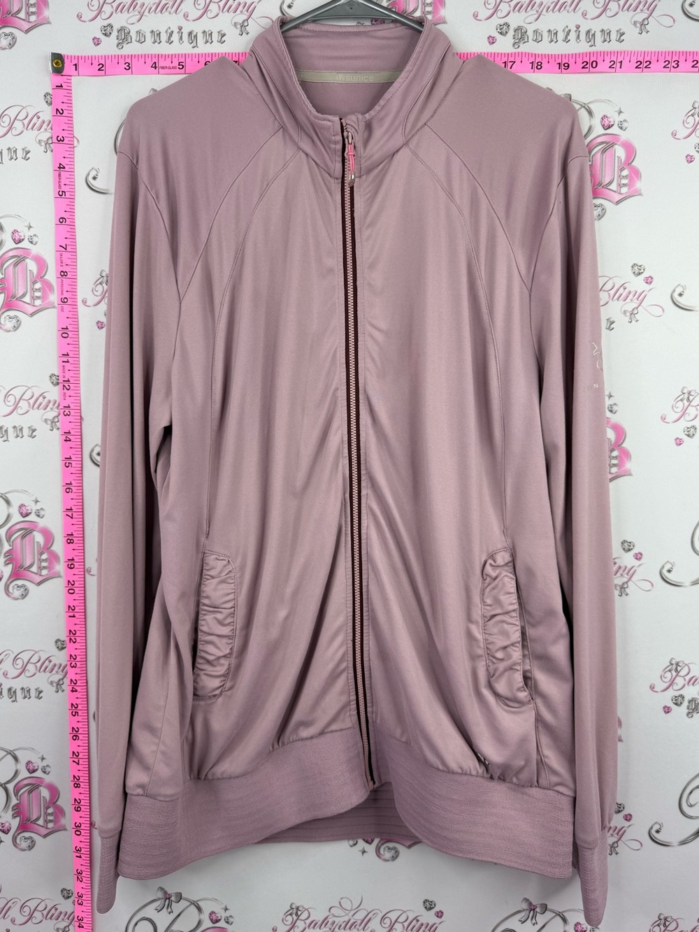 Sunice sport super lite FX Blush purple Pink Full-Zip Athletic Bomber Jacket
